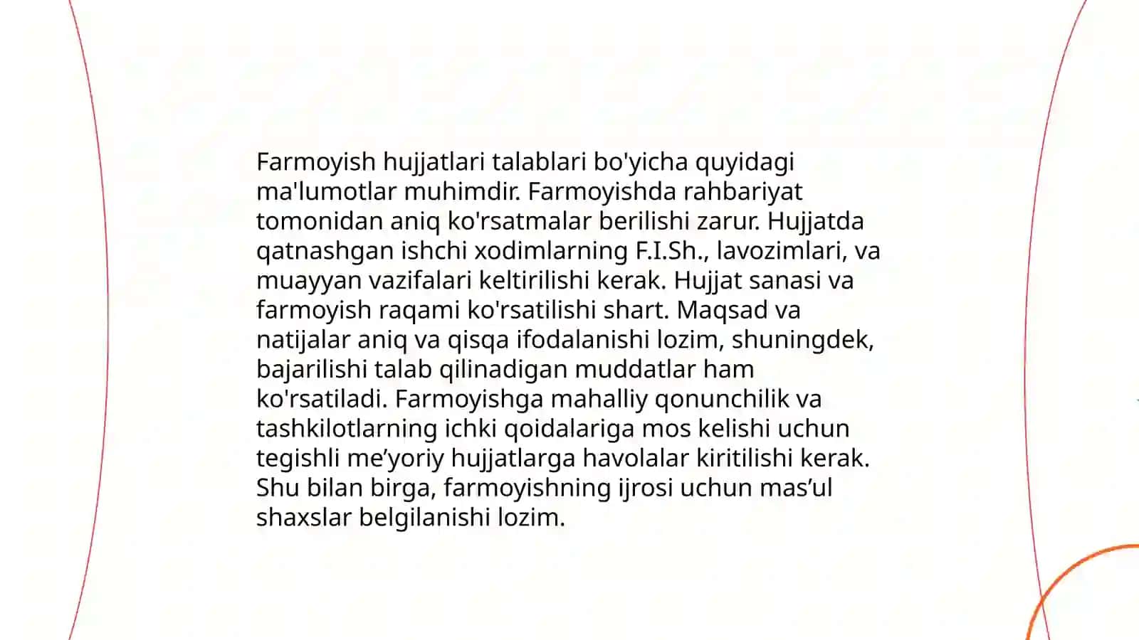 Dorixona va farmatsevtika tashkilotlarida farmoyish hujjatlari 4