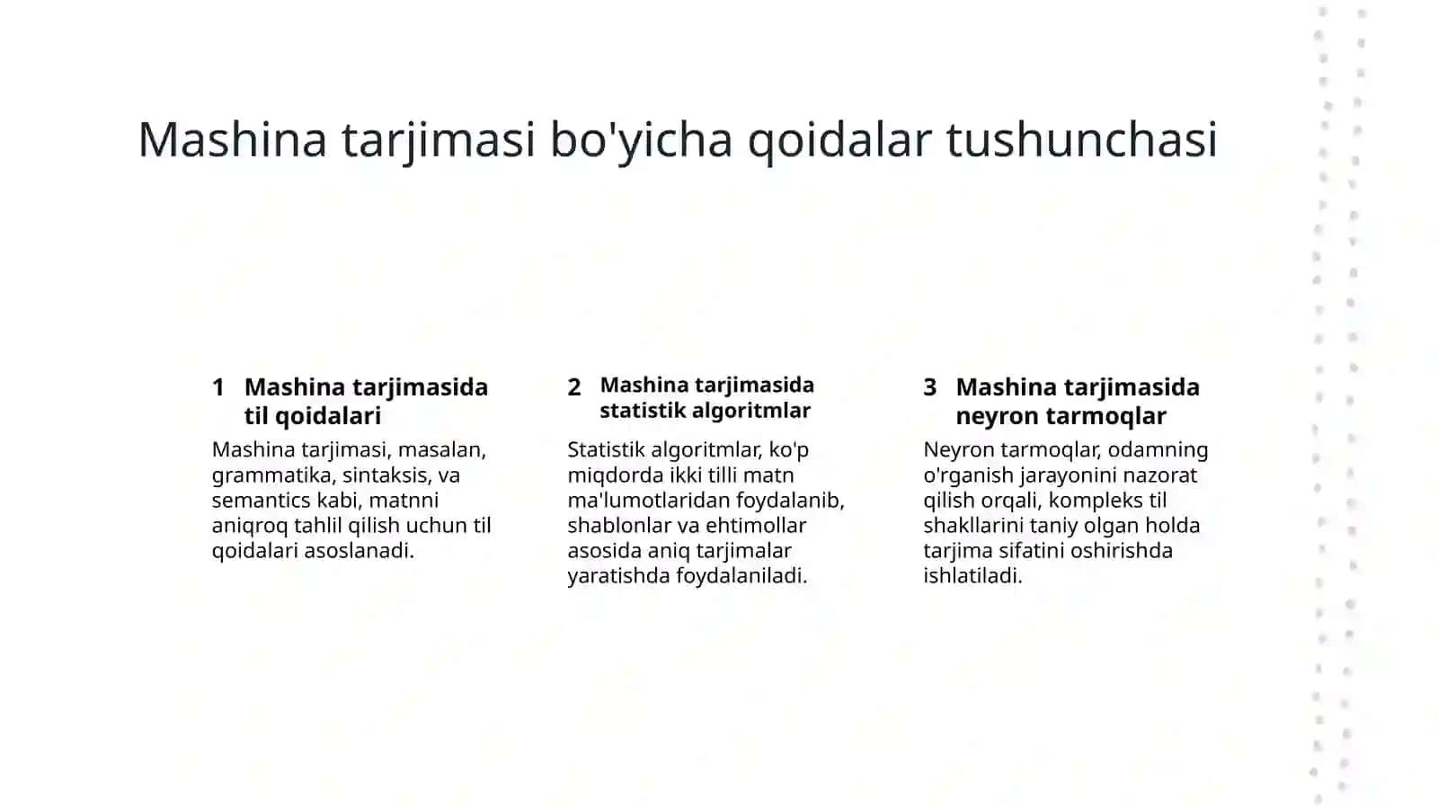 Qoidaga asoslangan mashina tarjimasi texnologiyasining lingvistik algoritmini yaratish 4
