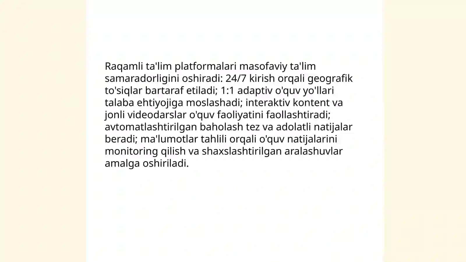 Innovatsion texnologiyalar ta’lim sifatini oshirish manbai sifatida 4
