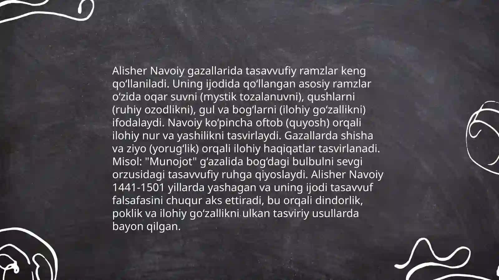 Alisher Navoiy ijodida tasavvuf 4