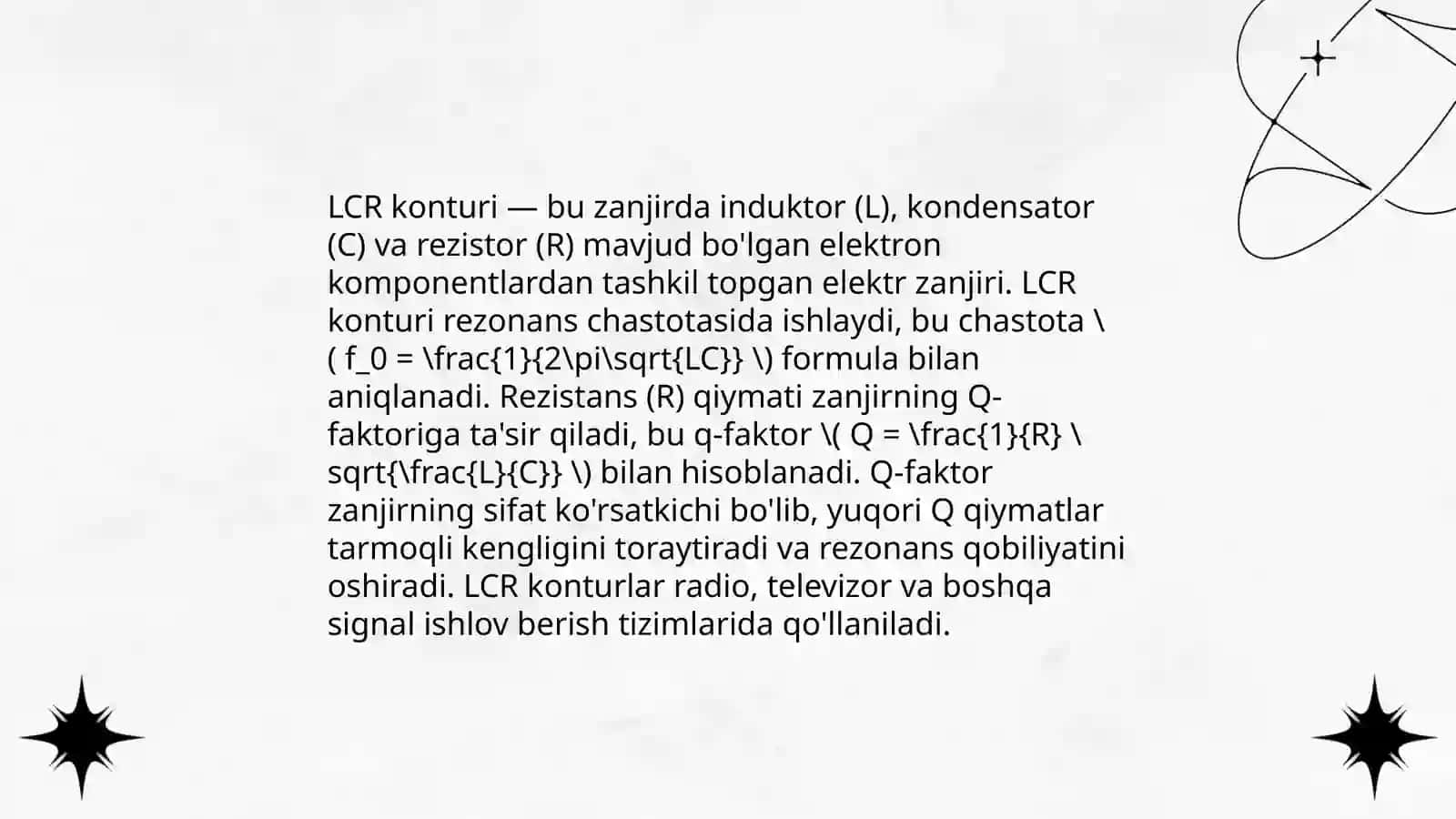 Erkin elektromagnit tebranish konturi 4
