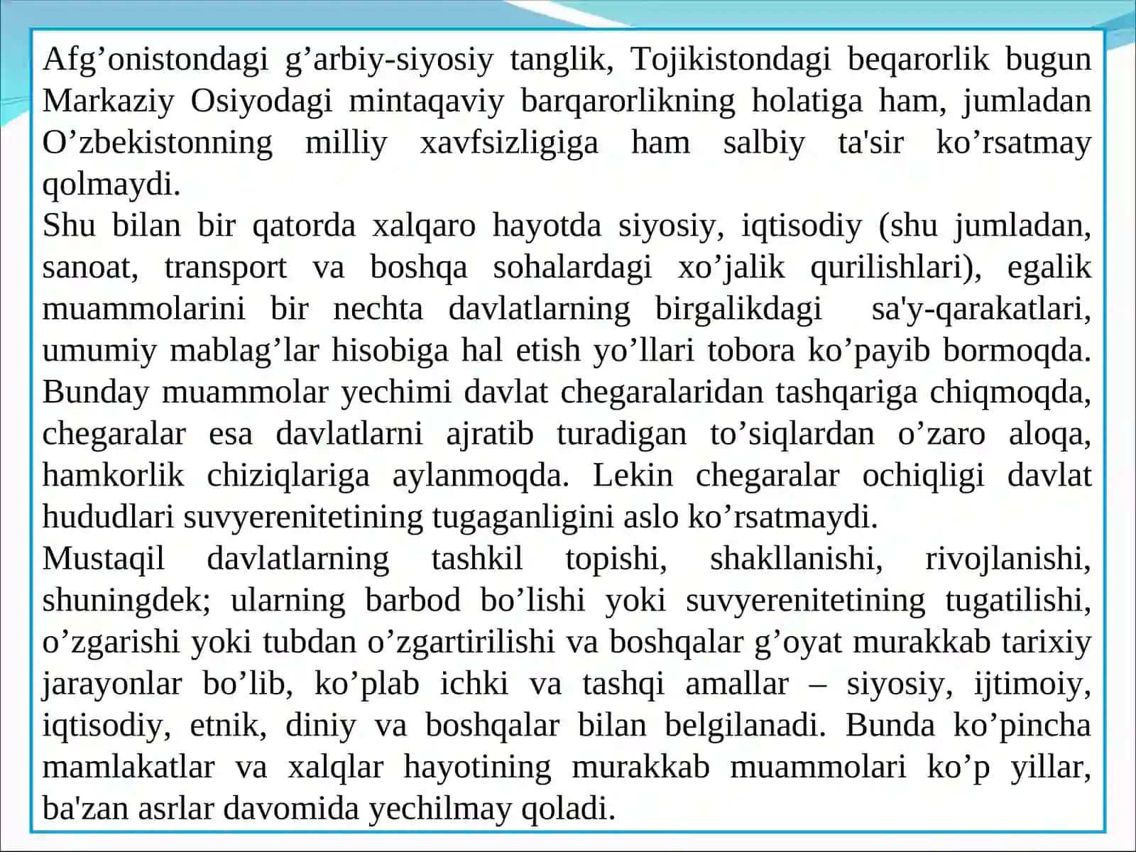 Hozirgi zamon dunyo siyosiy xaritasi 4