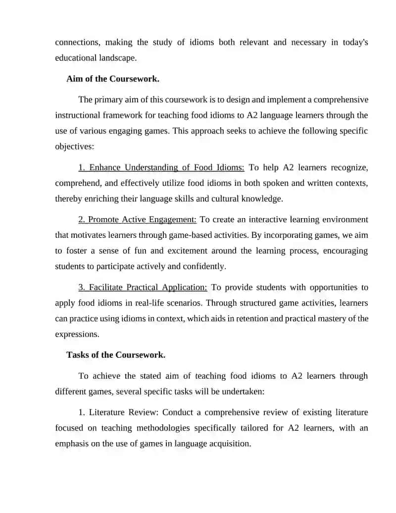 Theoretical and Practical Aspects of Teaching Food Idioms to A2 Learners 4