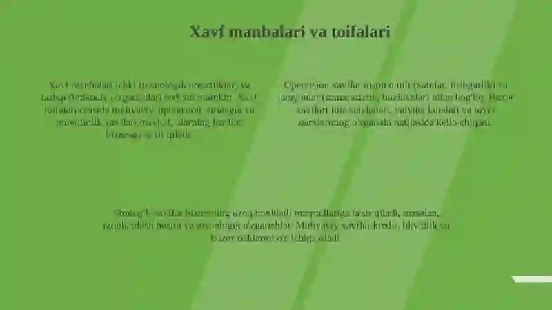 Xavfni aniqlash turlari va usullari 4