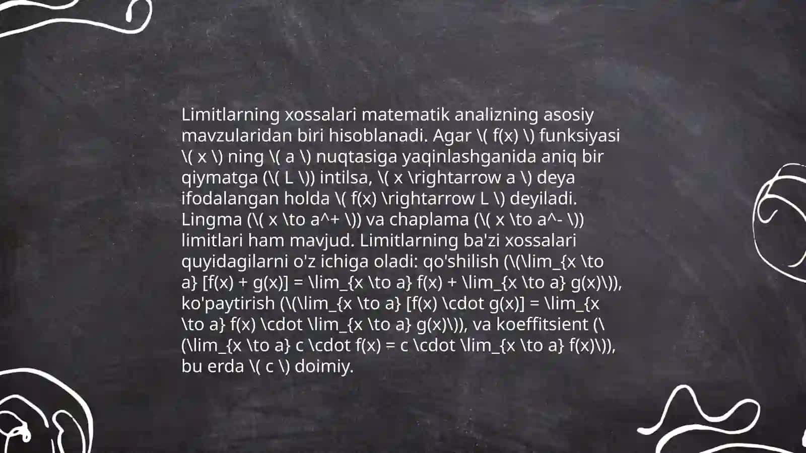 Funksiya limiti va uzluksizligi 4