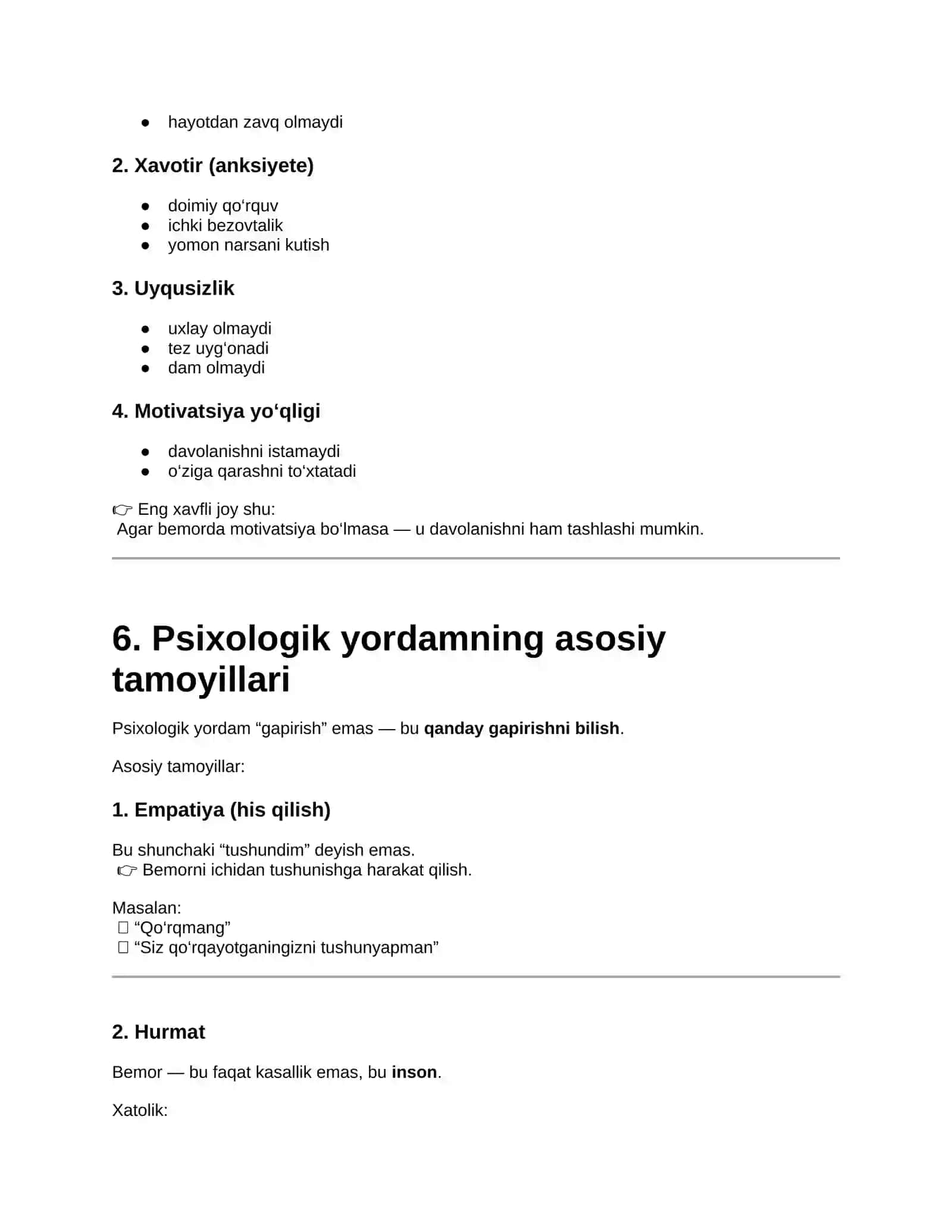 Geriatriya va Onkologiya bemorlariga psixologik yordam strategiyalari 4