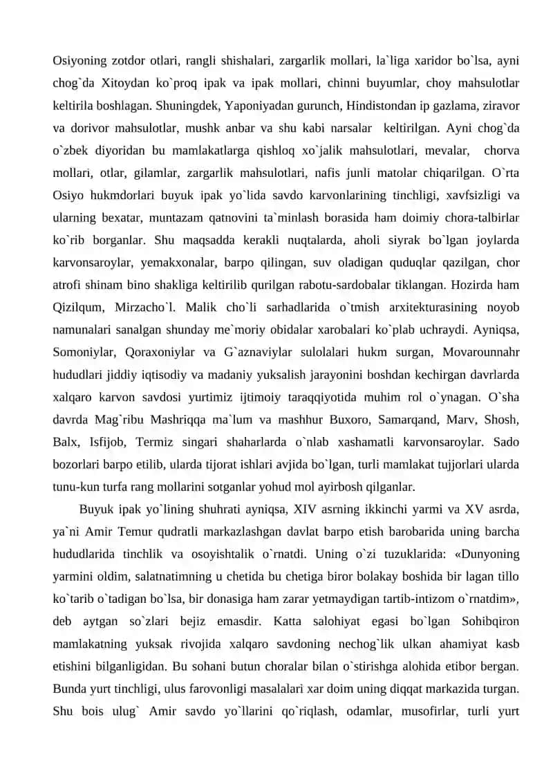 Buyuk ipak yo’li muloqot yo’li 4
