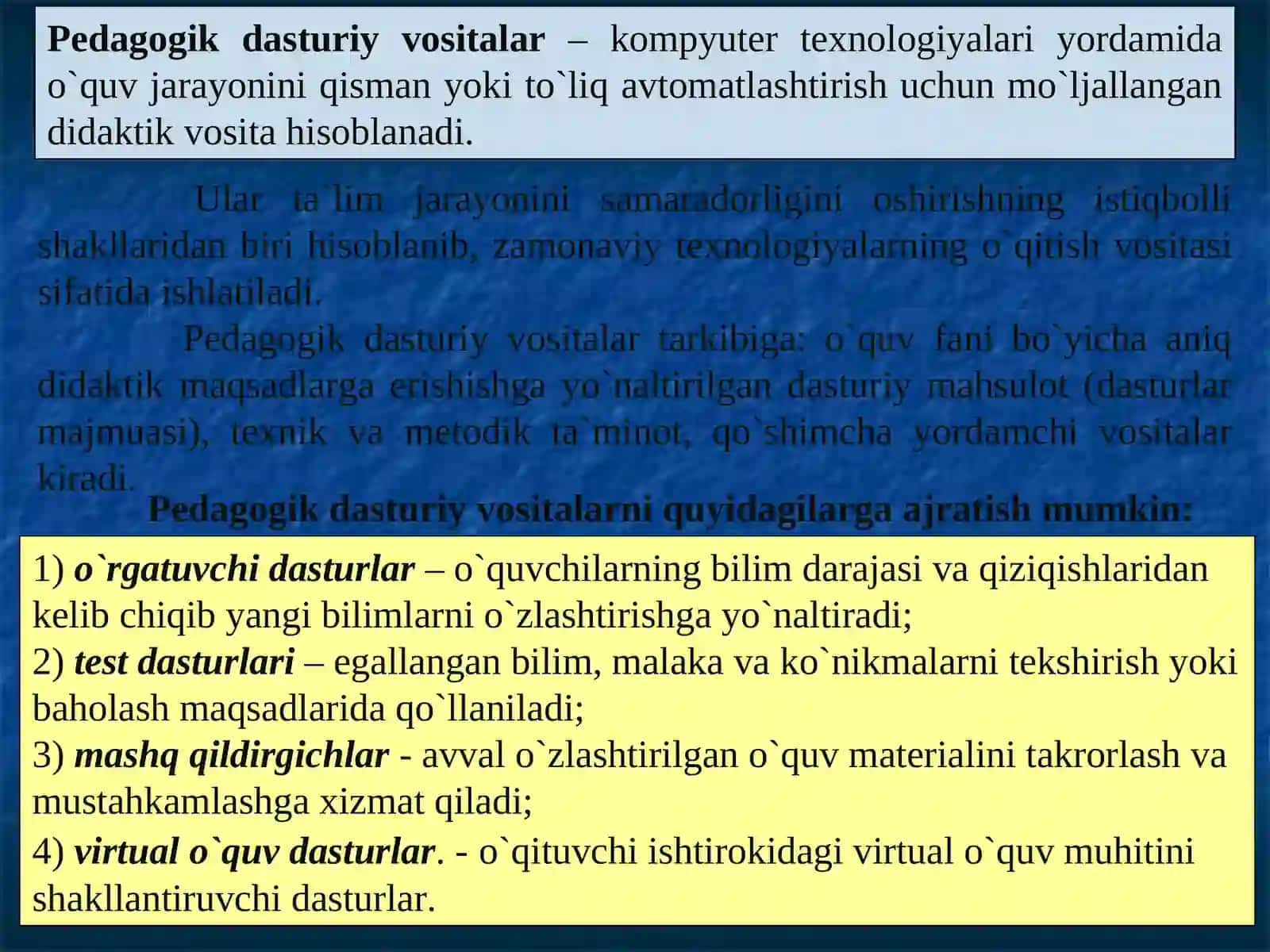 FIZIKA FANINIO’QITISHDA AXBOROT TEXNOLOGIYALARINING O’RNI 4