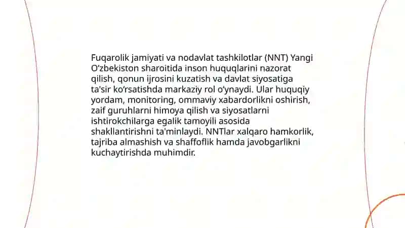 Konstitutsiyaviy islohotlar va inson huquqlarini kafolatlash 4