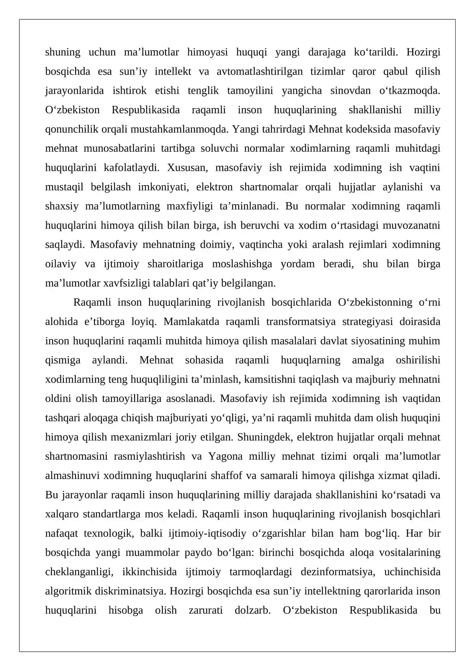 Asosiy raqamli inson huquqlari 4