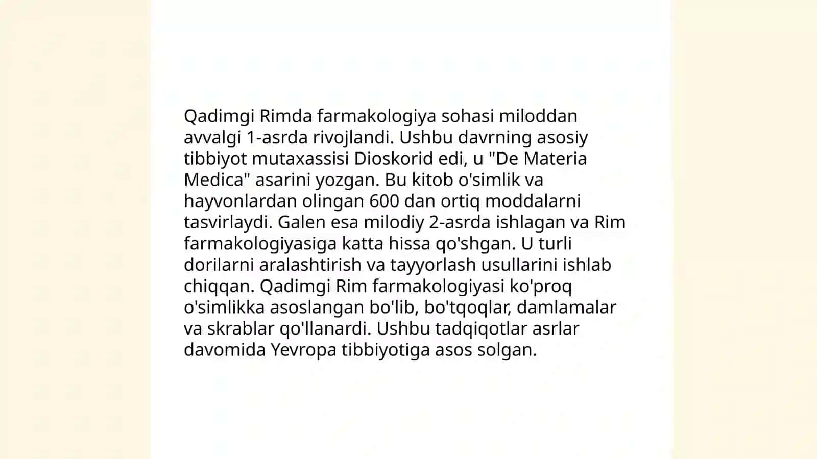 Qadimgi Rim va Gretsiyada davolash usullari 4