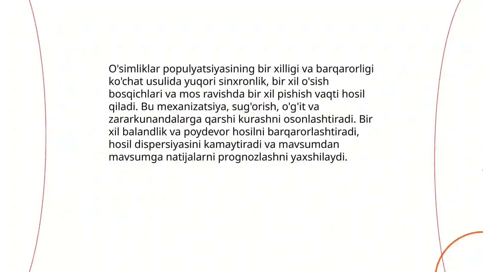 Sholini ko'chat usulida yetishtirish afzalliklari 4