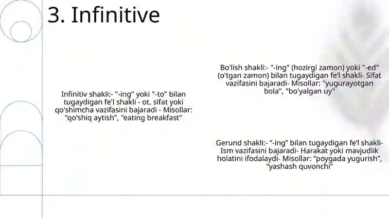 Cheksiz shakllarning ta'rifi 4