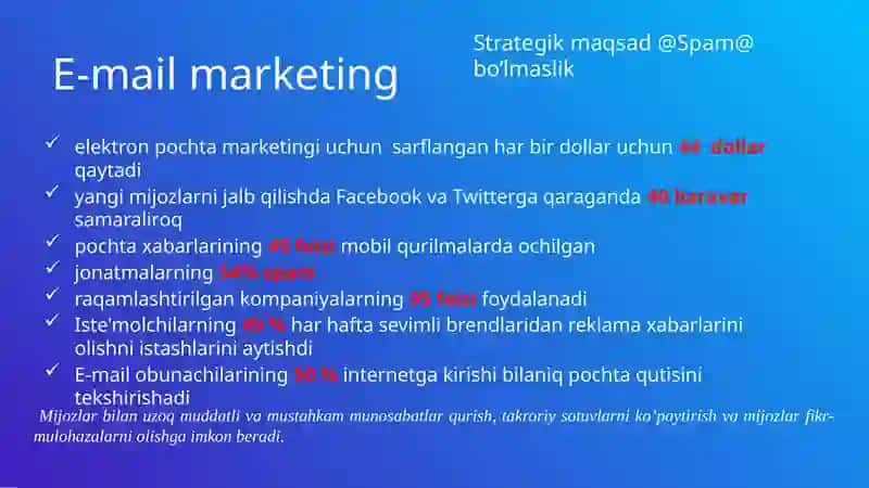 E-mail marketing 4