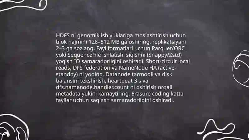 Taqsimlangan fayl tizimlari (Distributed File Systems) asosida genomik ma’lumotlarni boshqarish 4
