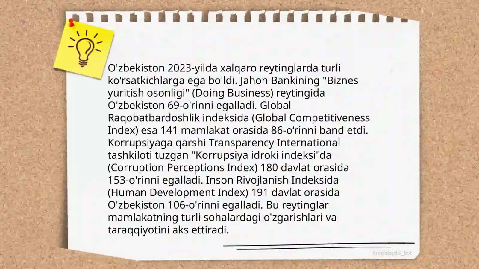 Siyosiy-huquqiy sohadagi ustuvor halqaro reytinglar va ularga O'zbekistoning integratsiyalashuvi 4