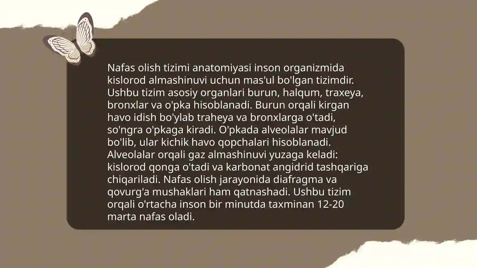 Nafas sistemasi.Nafas haqida umumiy tushuncha 4