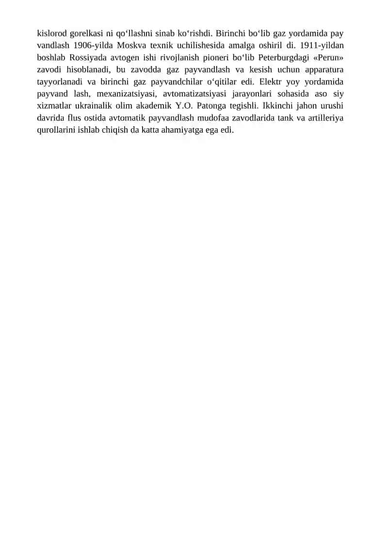 Payvandlash texnologiyasi 4