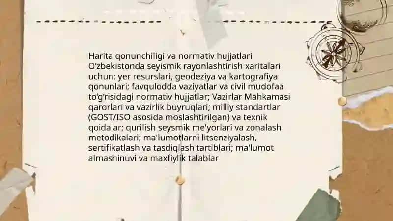O'zbekistonning seyismik rayonlashtirish haritasi bilan ishlash 4
