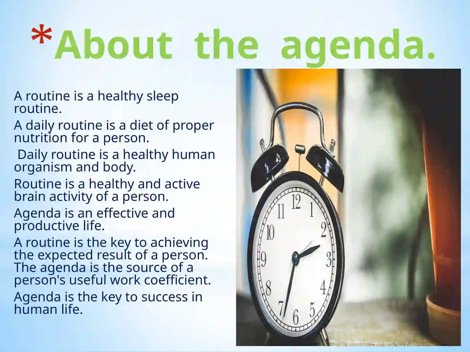 What is Agenda? 4