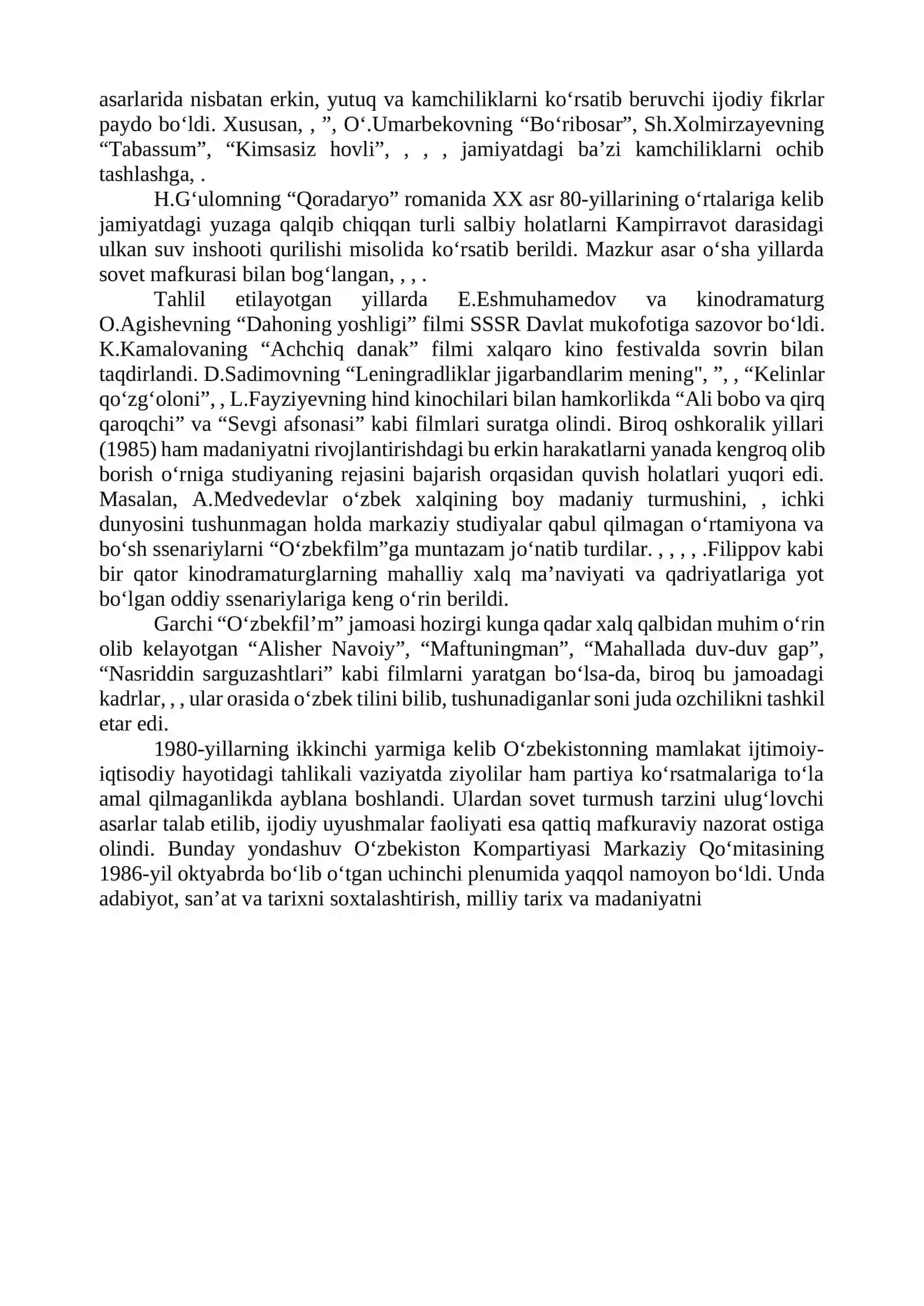 MUSTAQILLIKKA ERISHISH ARAFASIDA O‘ZBEKISTONDAGI IJTIMOIY-SIYOSIY JARAYONLAR 4