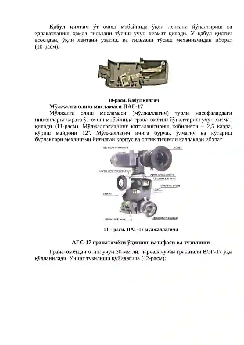 30 мм ли АГС-17 автоматик гранатомёт 4