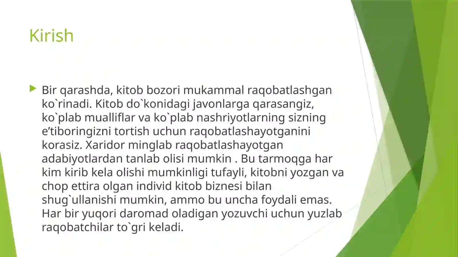Monopolistik raqobatlashgan bozor muvozanati 4