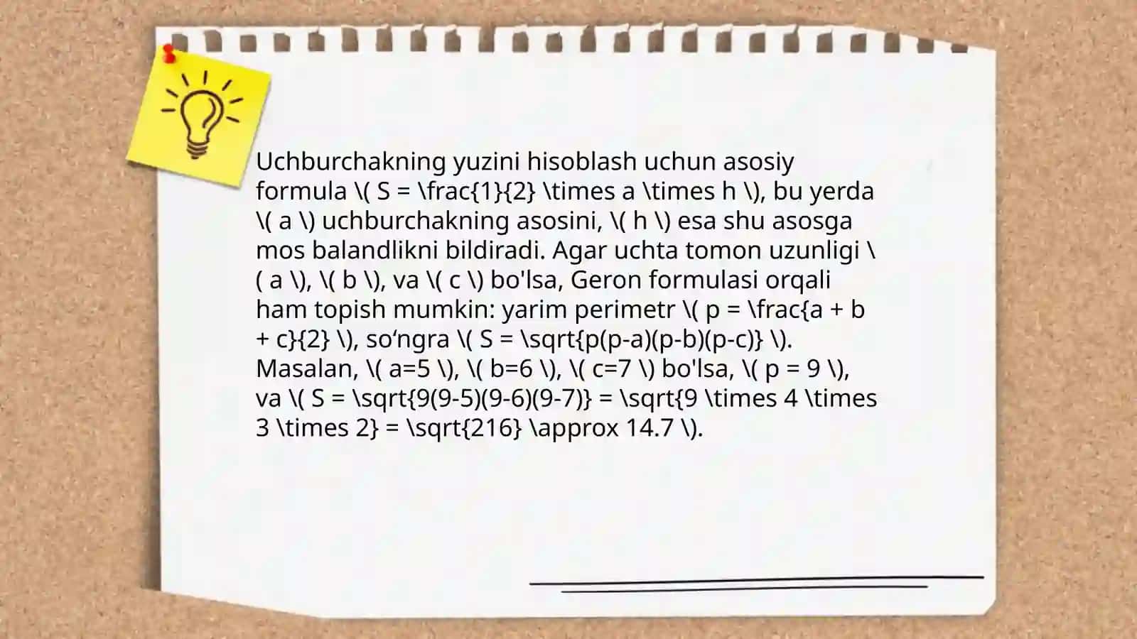 "Geometrik shakllar va oʻlchashlar" mazmun topshiriqlari 4