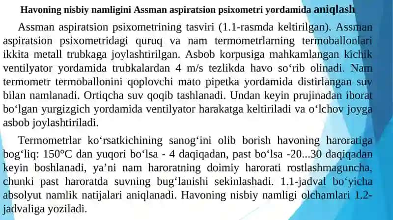 LABORATORIYA ISHIMAVZU: MIKROIQLIM SHAROITLARINI TADQIQ QILISH 4