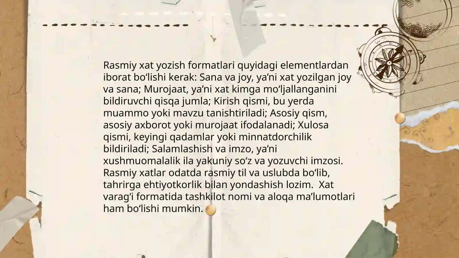 Xat yozishni o‘rganish 4