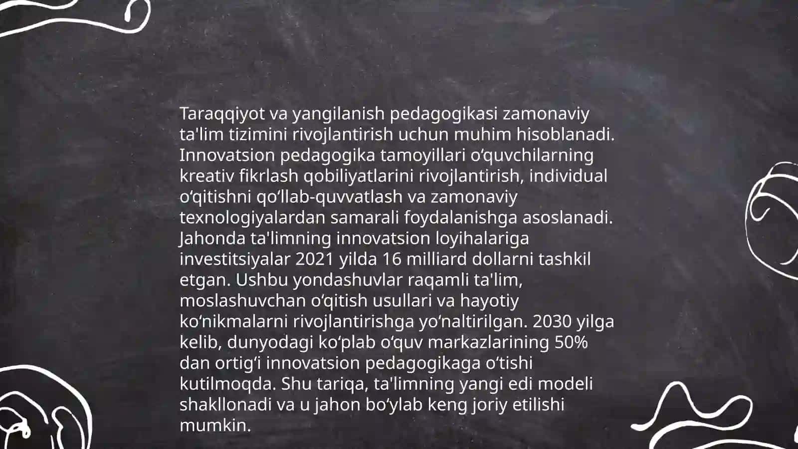 Yangi Oʻzbekiston taraqqiyoti strategiyasi: Pedagogika fanining roli 4