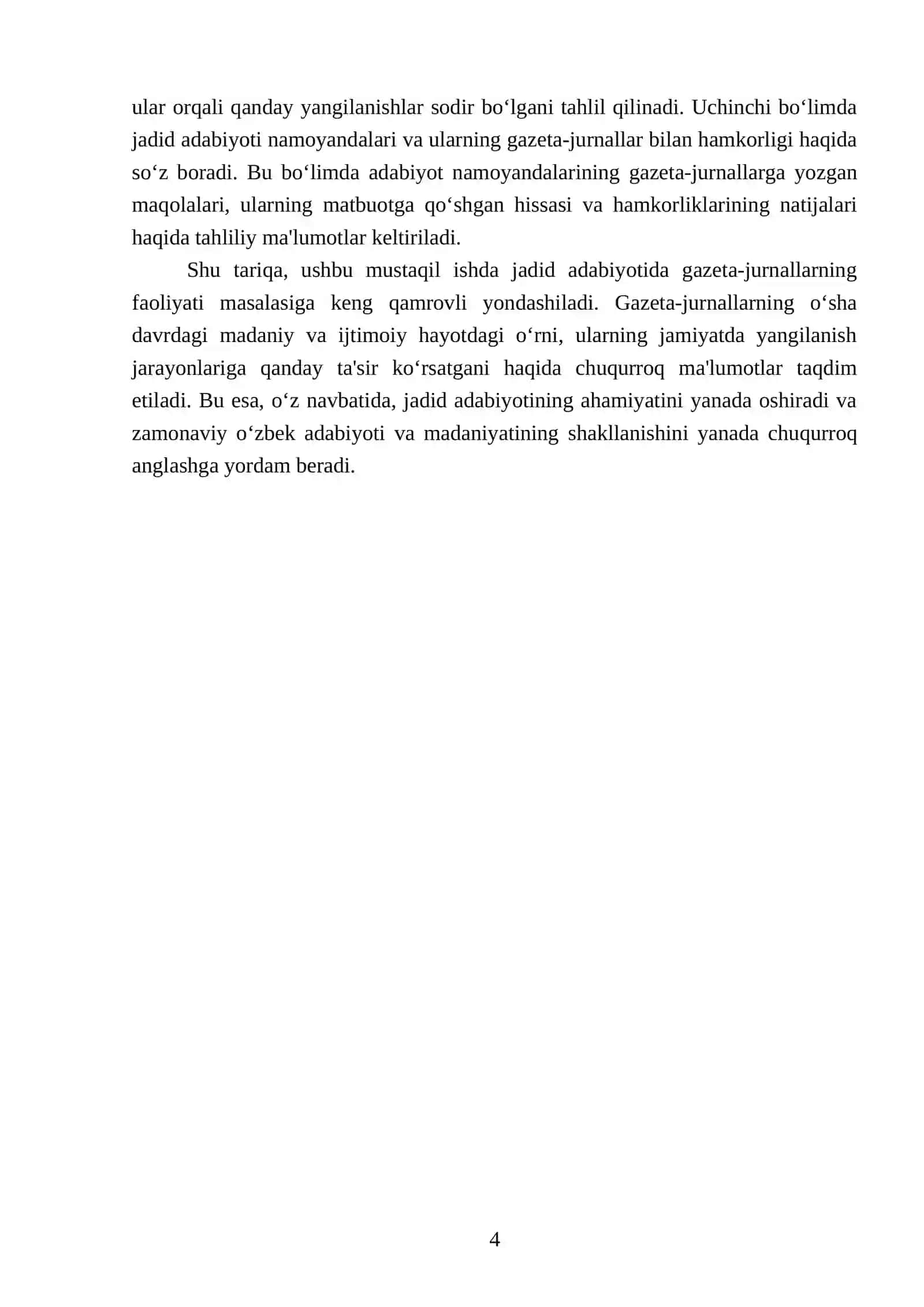 Jadid adabiyotida gazeta-jurnallar faoliyati 4