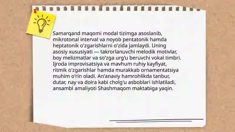 Buxoro Samarqand maxalliy uslublari (musiqa) 4