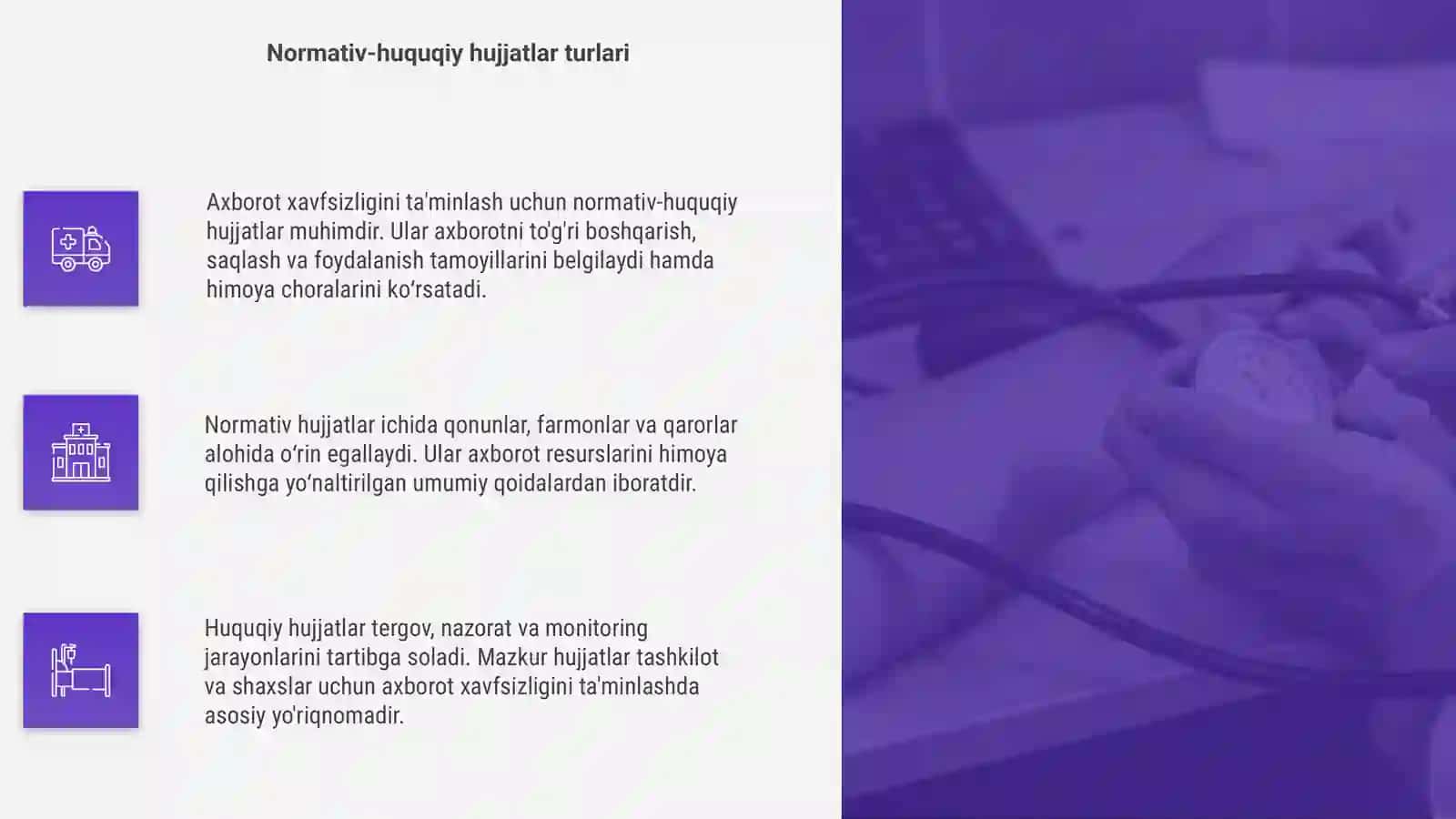 Normativ huquqiy hujjatlar bilan axborot xavfsizligi 4