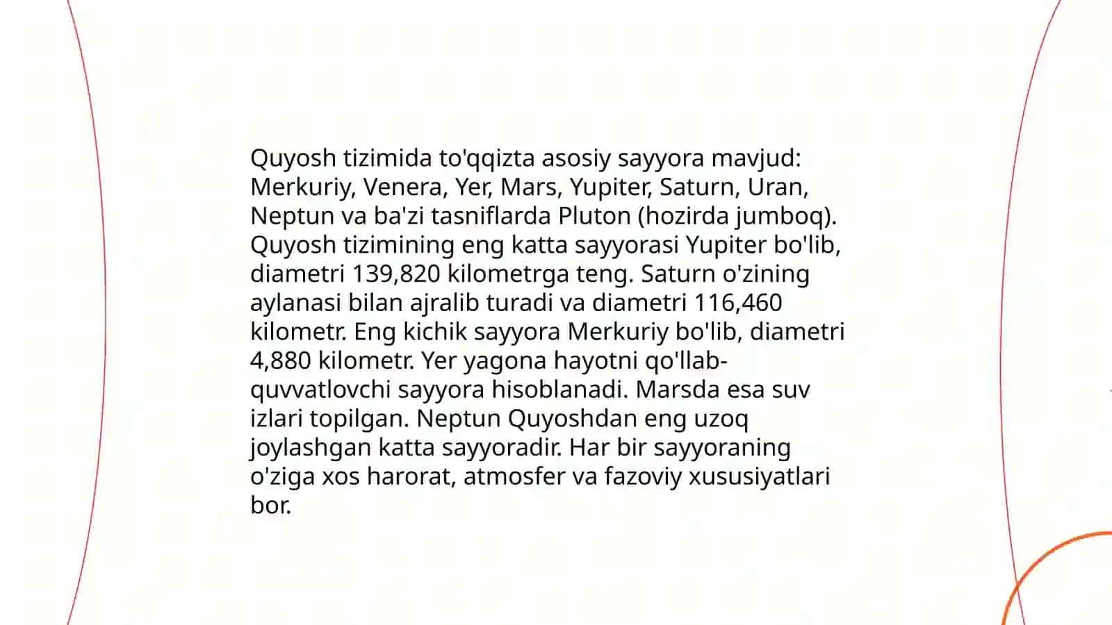 Olam Galaktika Quyosh sistemasi 4