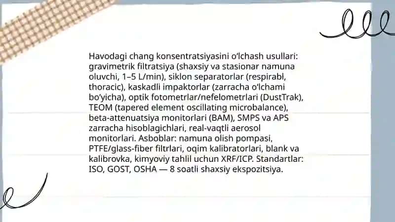 Chang shovqin va tebranishni gigienik talablari 4