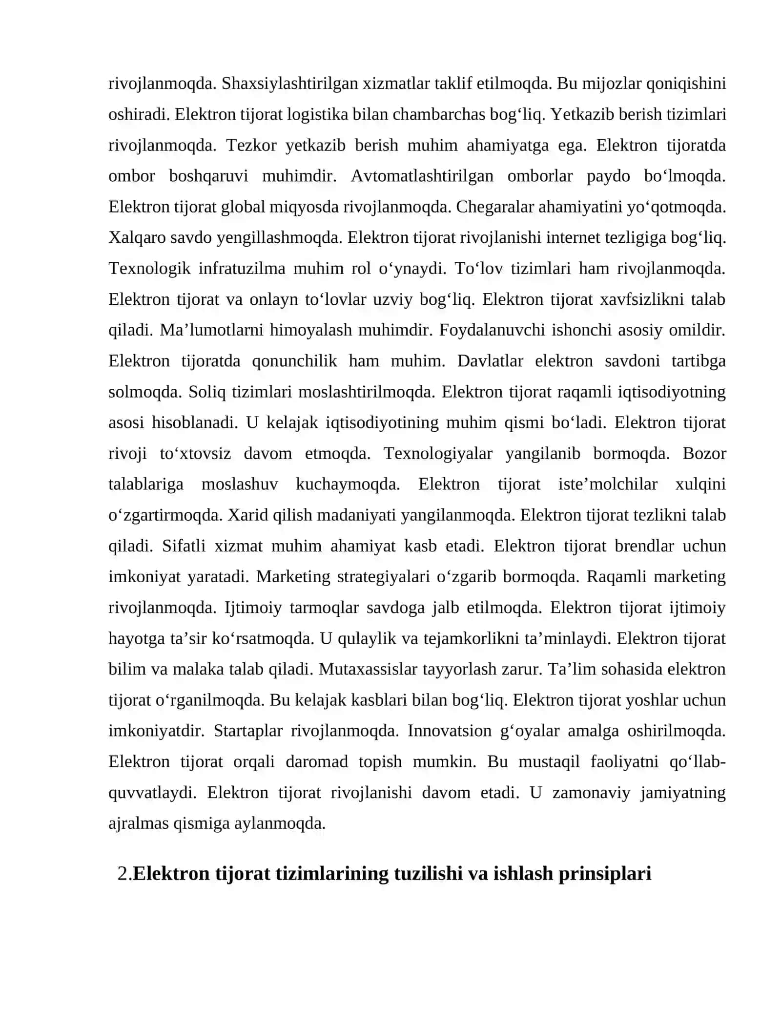 Elektron Tijorat va Onlayn To'lovlari 4