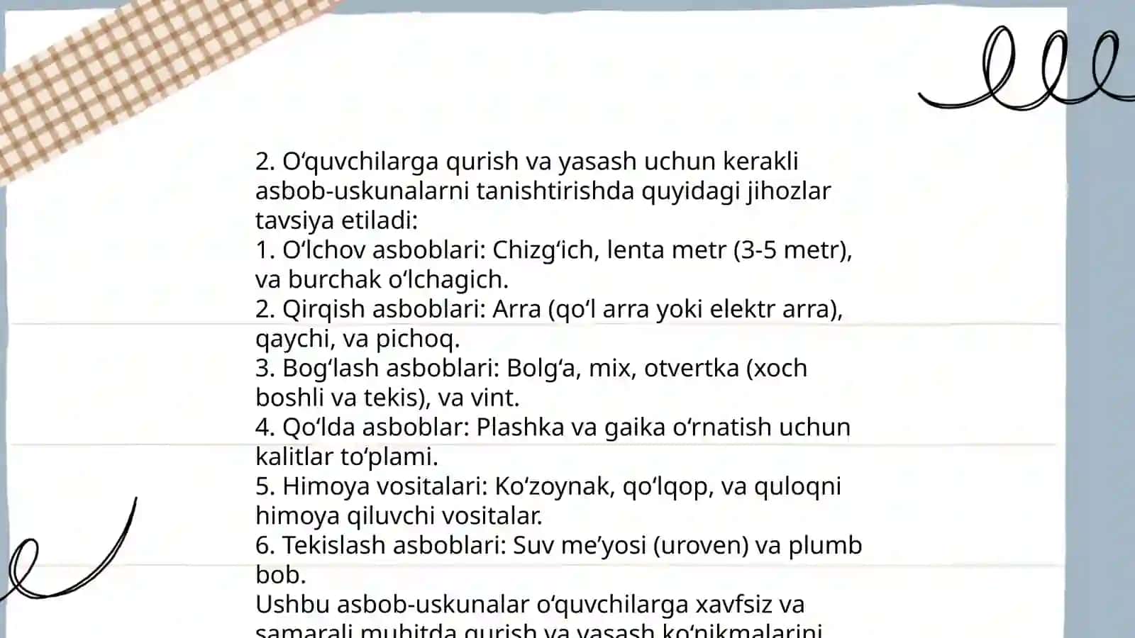 Kichik guruhlarda qurish-yasashga oʻrgatishning vazifalari 4