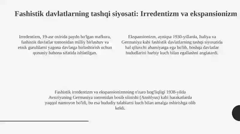 Fashizm va Yevropada xalqaro munosabatlar 4