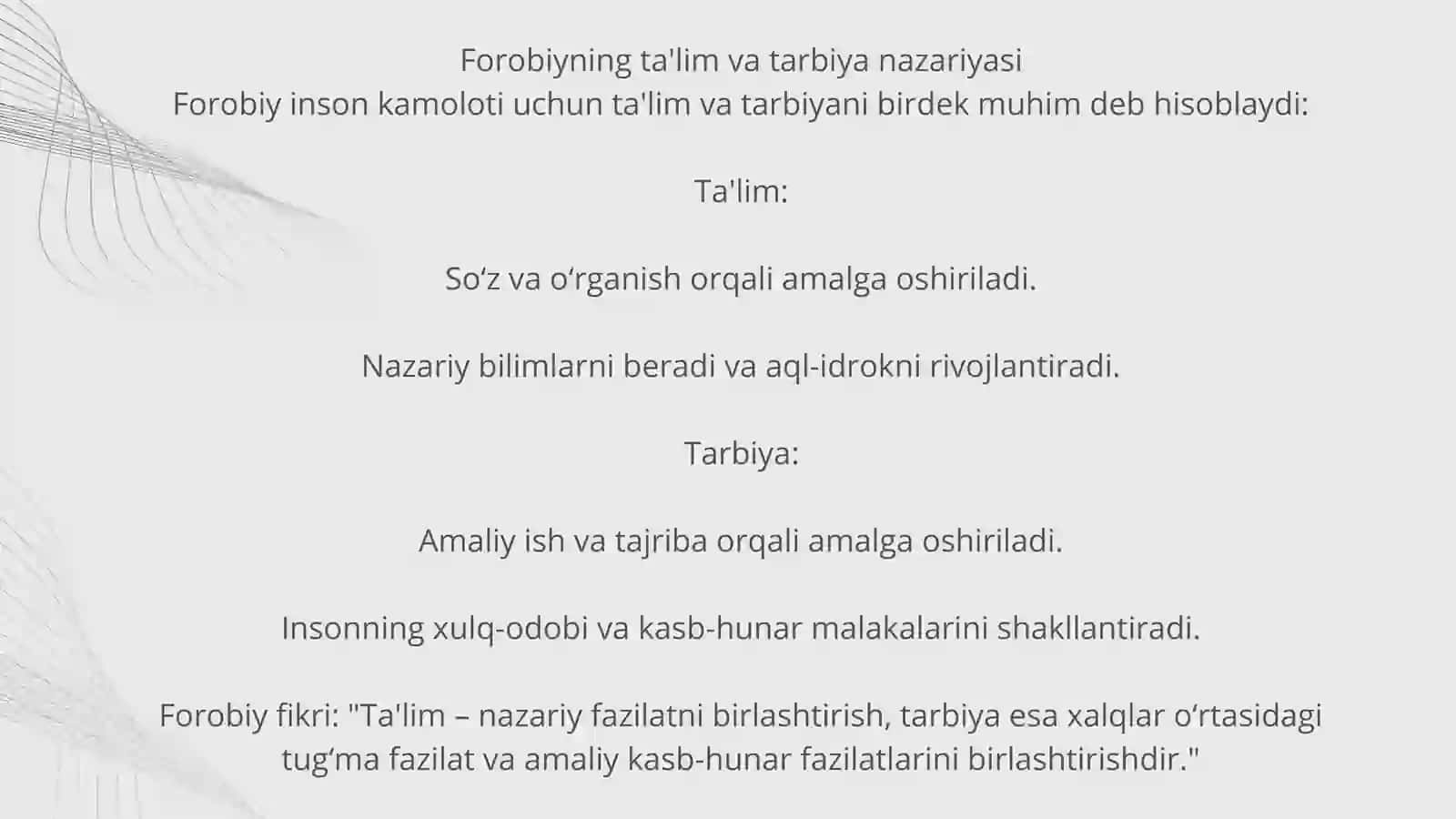 Abu Nasr Forobiy va Ibn Sinoning falsafa ilmiga oid qarashlarini qiyosiy tahlil etish 4