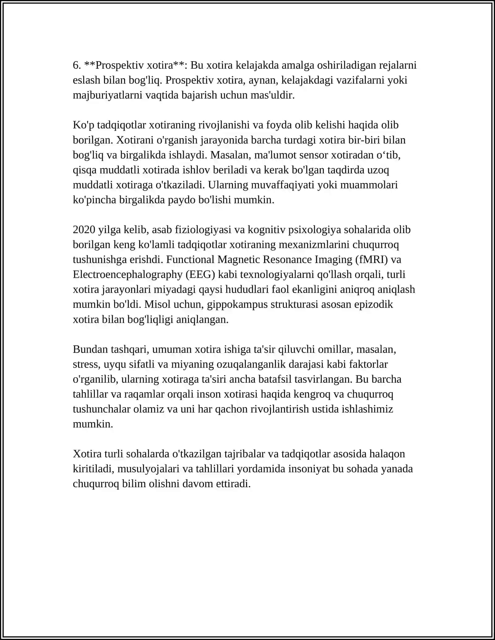 XOTIRA TURLARI VA ULARNI KOMPYUTER ISHLASHIGA TA'SIRI 4