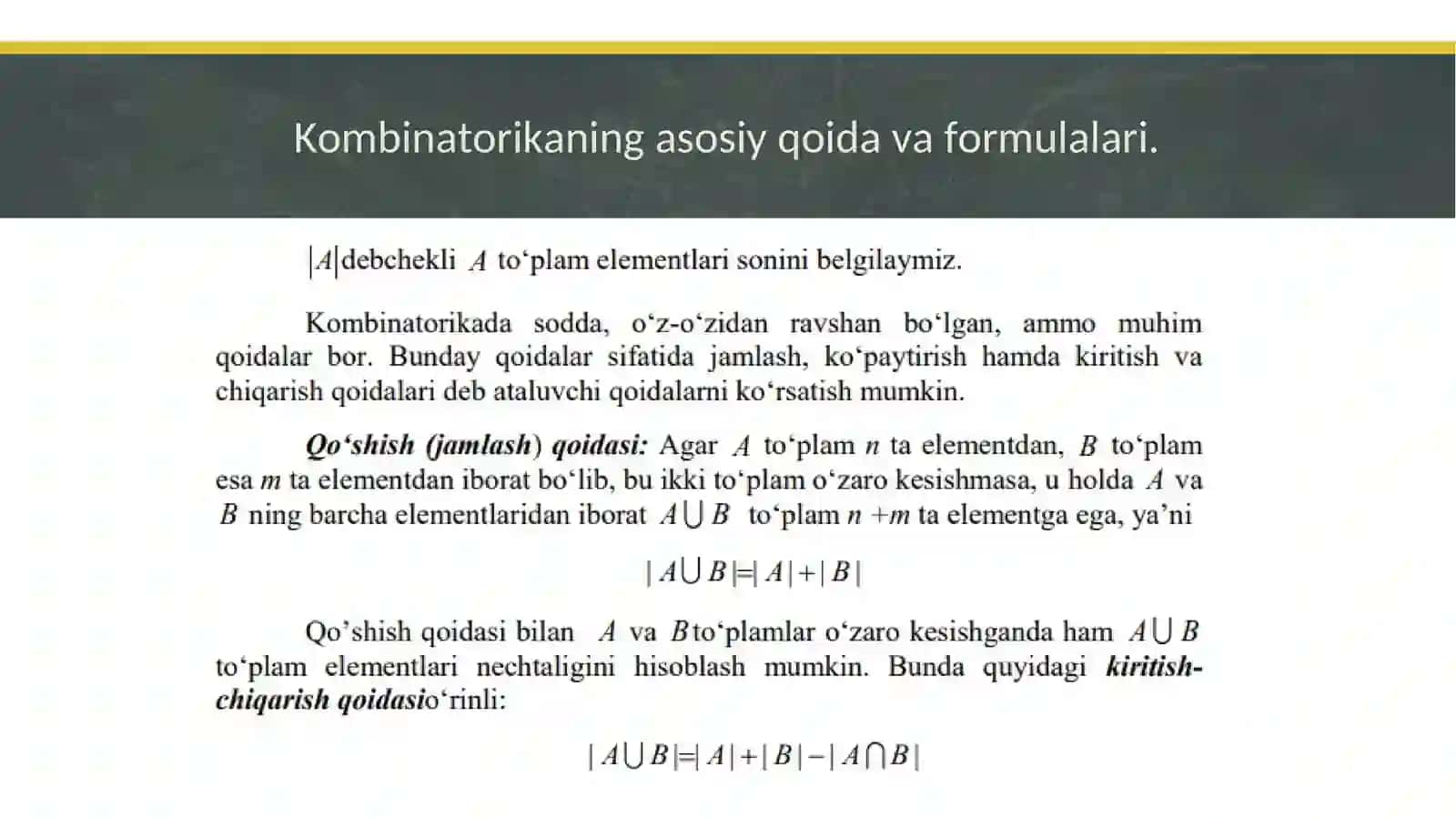Kombinatorika elementlari 4