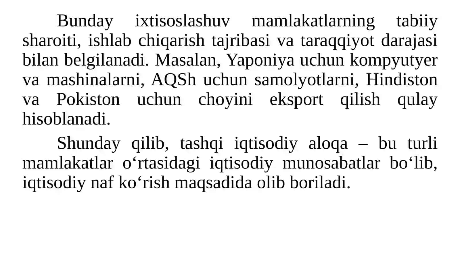 TASHQI IQTISODIY FAOLIYATSTATISTIKASI 4