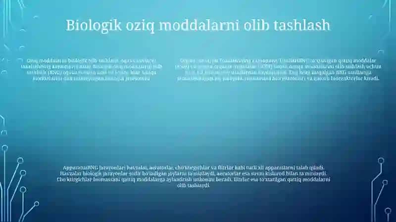 Oqava Suvlarini Tozalashning Zamonaviy Usullari Va Aparatlari 4