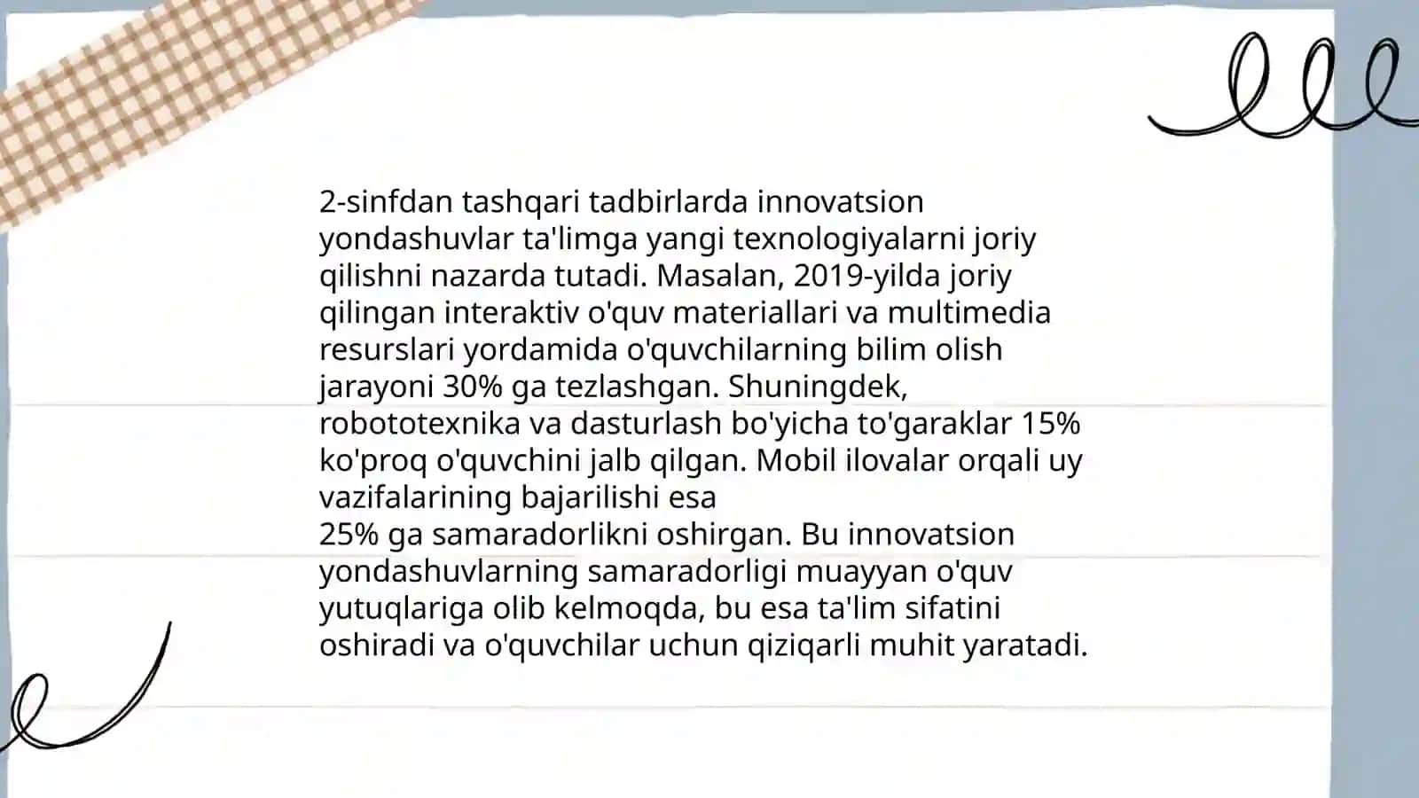 Maktabdan va sinfdan tashqari faoliyatdagi kreativlik 4