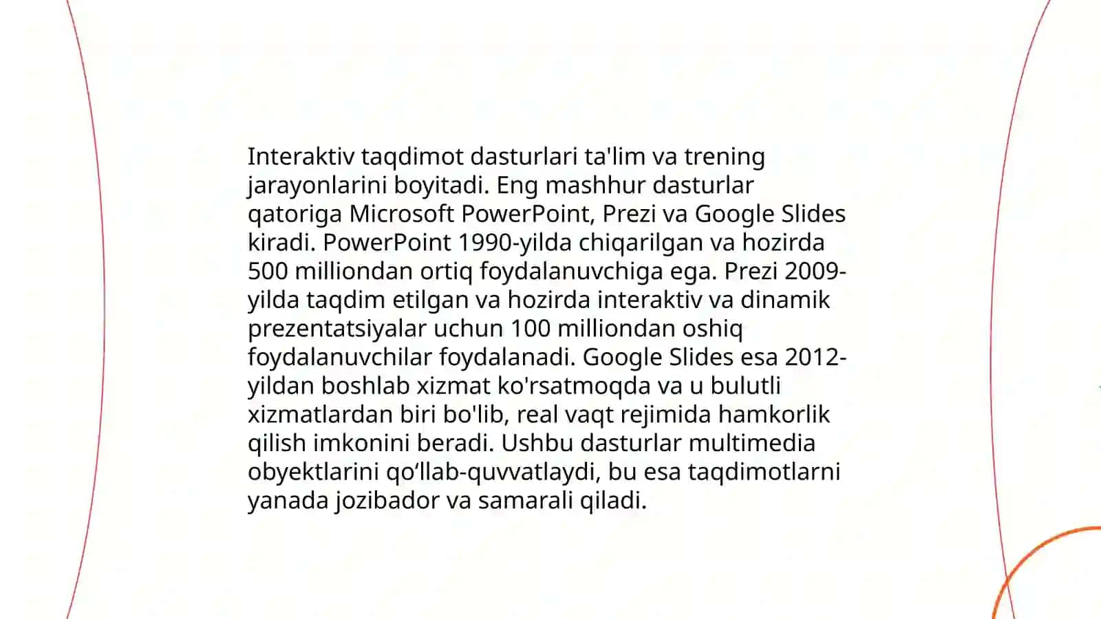 Interaktiv taqdimotlar yaratish 4