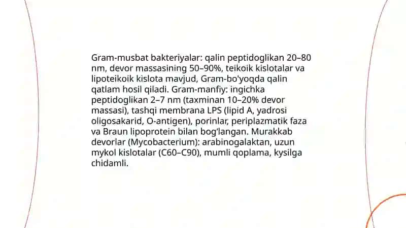 Bakteriyalarning fiziologiyasi 4