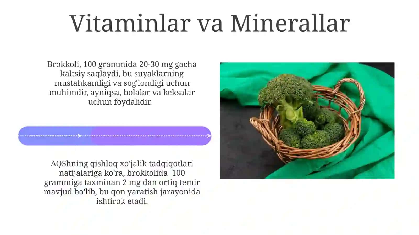 Brokkoli Kimyoviy Tarkibi 4