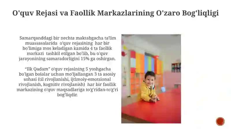 "Ilk Qadam" Davlat O'quv Dasturi 4