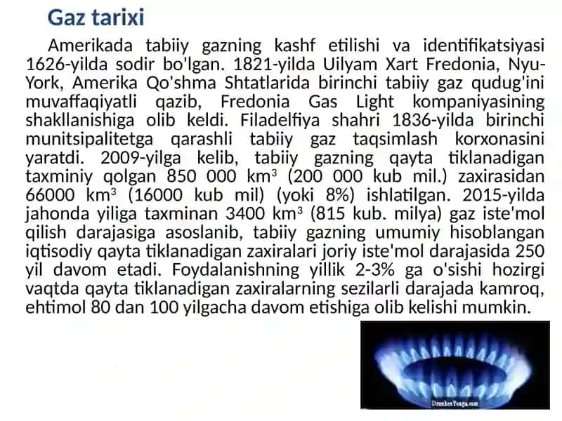 Tabiiy uglevodorodli gazlarning paydo bo’lishi to’g’risida gipotezalar 4
